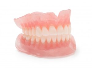 full dentures with a white background